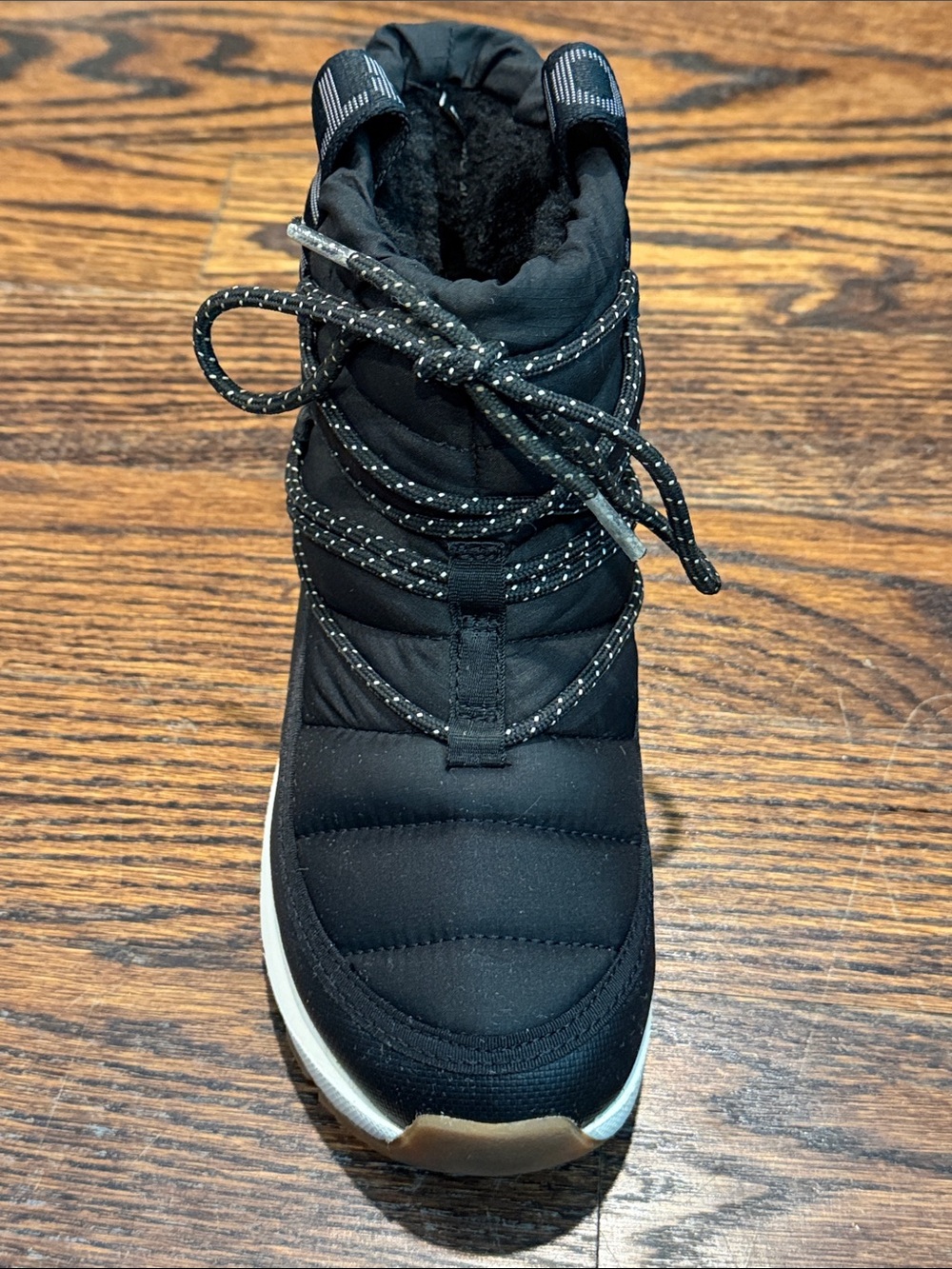 The North Face Black Quilted Lace-Up Winter Boot (244) - Picture 10 of 16